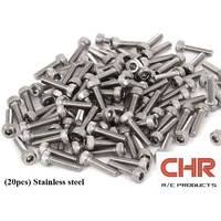 CHR Stainless Steel Screws Cap Head 3mmx10mm (20pcs)