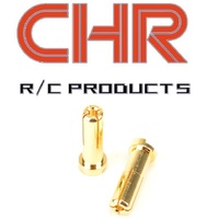 CHR 5mm Male Bullet Plug 2Pcs