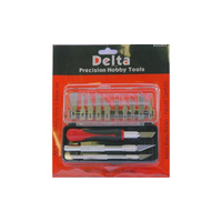 Delta Hobby Knives & Blades Set w/Storage Chest DL21002