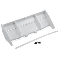 HB Racing 1/8 Rear Plastic Wing (White) HB204252
