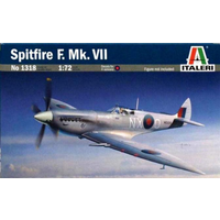 Italeri 1318 1/72 Spitfire Mk.VII Plastic Model Kit