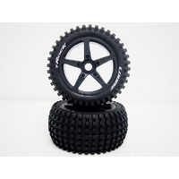 t-rock 1/8th truggy tyre black/spoke
