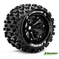mt rock 3.8in black tyre and rim