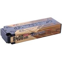 SUNPADOW 2S 7.4V Lipo Battery 120C 8400mAh Hard Case with 4mm Bullet
