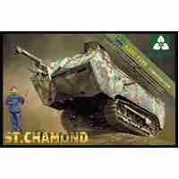 Takom 1/35 French Heavy Tank St Chamond Late Type Plastic Model Kit [2012]