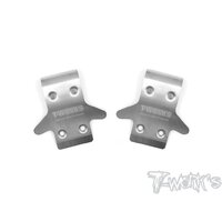 STAINLESS STEEL FRONT CHASSIS SKID PROTECTOR ( TEAM ASSOCIATED RC8 B3.1 ) 2PCS.