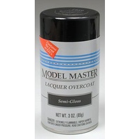 Model Master Clear Semi-Gloss Lacquer Enam 85G Spray