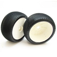 6mik Rapid-t 15/25 Soft-Med Truggy tires Pre glued white rims