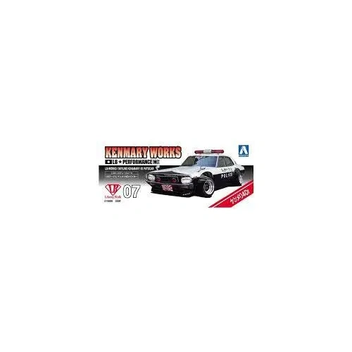 Kenmary Works Skyline Ken&Mary 4Dr Patrol Car Aoshima - Nr. 010686 - 1:24