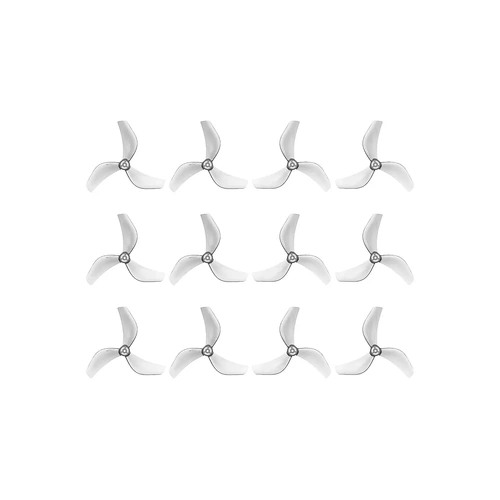 BetaFPV Gemfan 2218 3-Blade Propellers 12Pcs - Clear Grey