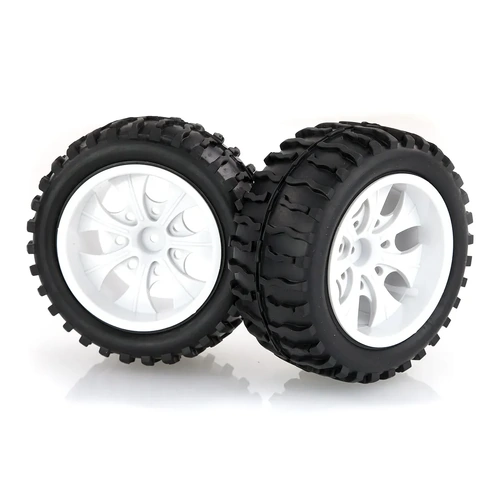 HSP 2.8" Off Road Tyres on White Rims - Wheels 2Pcs