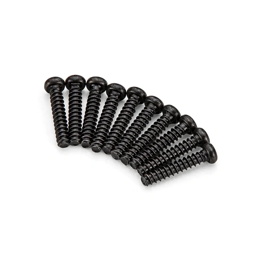 Atrek 2.3x12mm Coarse Thread Binder Head Screws 10Pcs