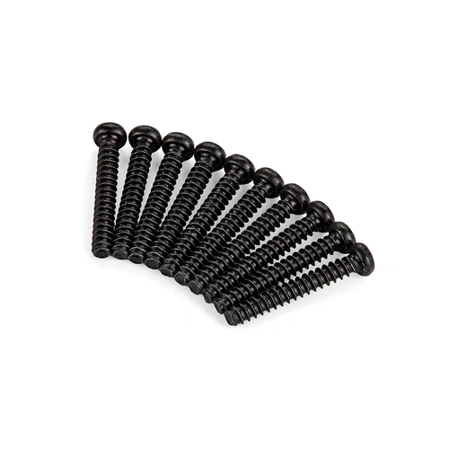 Atrek 2.3x16mm Coarse Thread Binder Head Screws 10Pcs