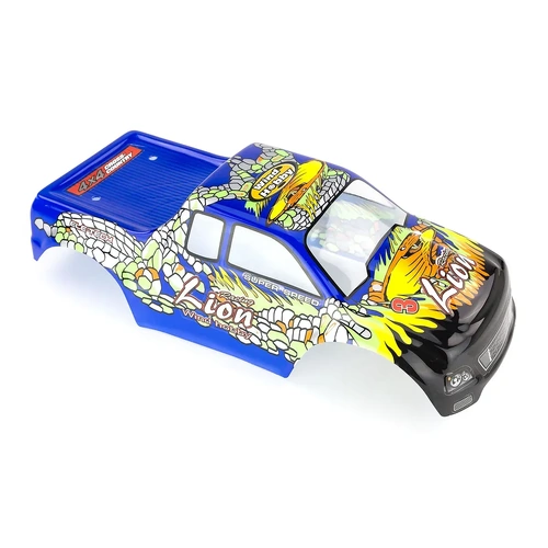 HSP 1/10 Lion Truck Painted Blue Body Shell