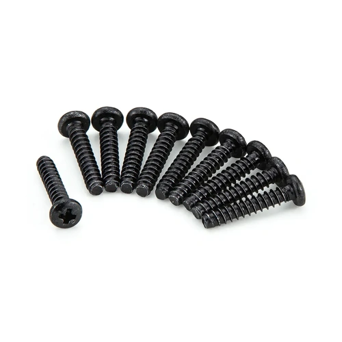 Atrek 2.6x13mm Coarse Thread Binder Head Screws 10Pcs