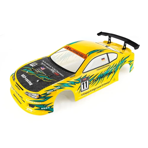 HSP 1/10 On Road Painted Yellow Body Shell