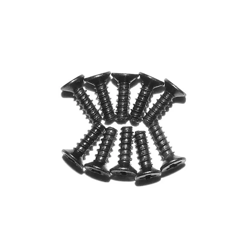 Xinlehong 2x8mm Coarse Thread Countersunk Head Screws 10Pcs