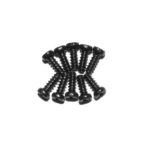 Xinlehong 2.3x6mm Coarse Thread Binder Head Screws 10Pcs