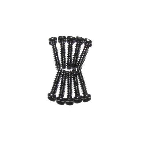 Xinlehong 2.3x10mm Coarse Thread Binder Head Screws 10Pcs
