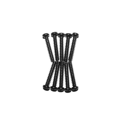 Xinlehong 2.6x15mm Coarse Thread Binder Head Screws 10Pcs