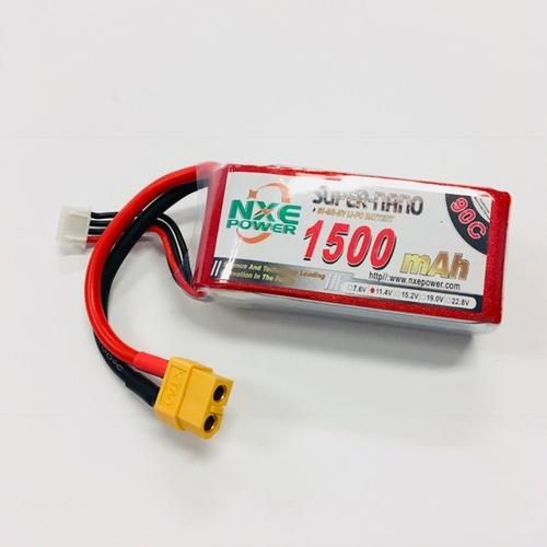 NXE 11.4V 1500Mah 90C High Voltage Drone Battery With XT60 Plug