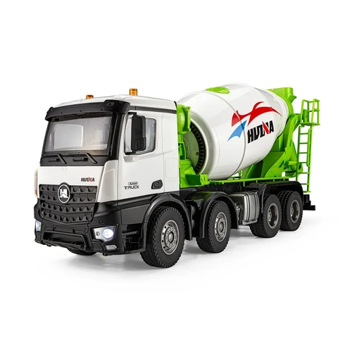 1x HuiNa 1537 RC Cement Mixer Truck Electric 4WD 1/14 Scale RTR