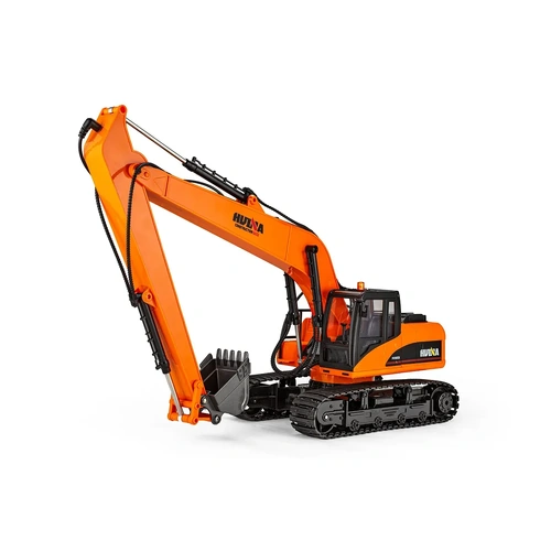 HuiNa 1551 Long Arm RC Excavator Electric Tracked 1/14 Scale RTR - Orange