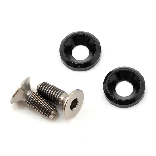 175RC 3x8mm Titanium Motor Screws (Black)