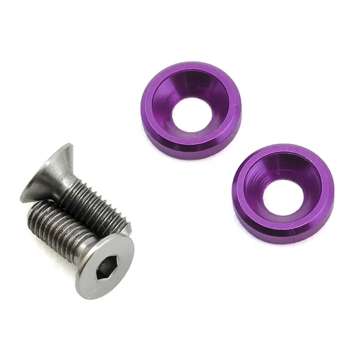 175RC 3x8mm Titanium Motor Screws (Purple)