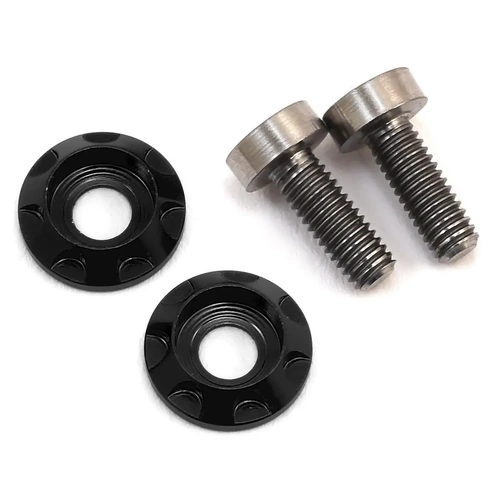 175RC 3x8mm Titanium "High Load" Motor Screws (Black)