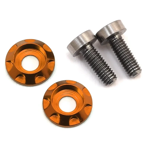 175RC 3x8mm Titanium "High Load" Motor Screws (Orange)