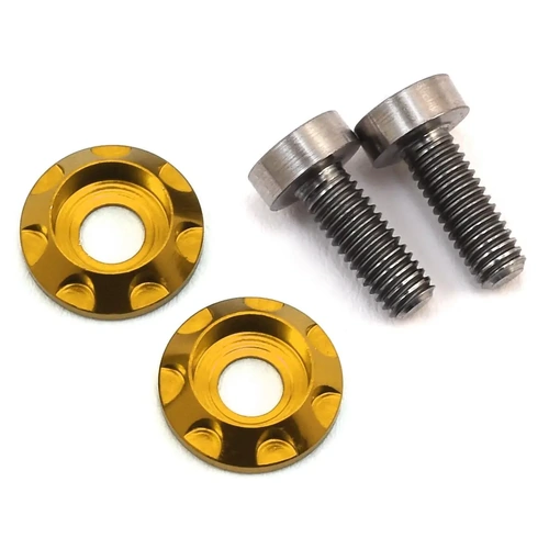 175RC 3x8mm Titanium "High Load" Motor Screws (Gold)