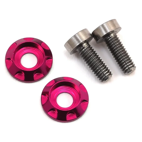 175RC 3x8mm Titanium "High Load" Motor Screws (Pink)