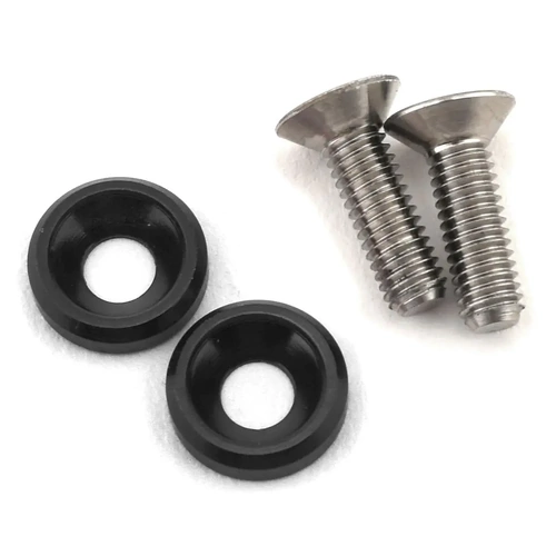 175RC 3x10mm Titanium Motor Screws (Black)