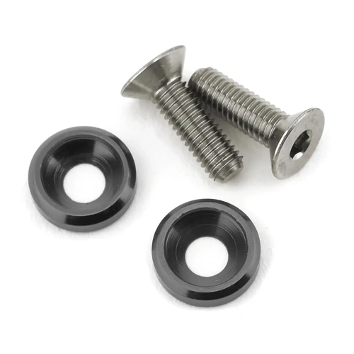 175RC 3x10mm Titanium Motor Screws (Grey) (2)