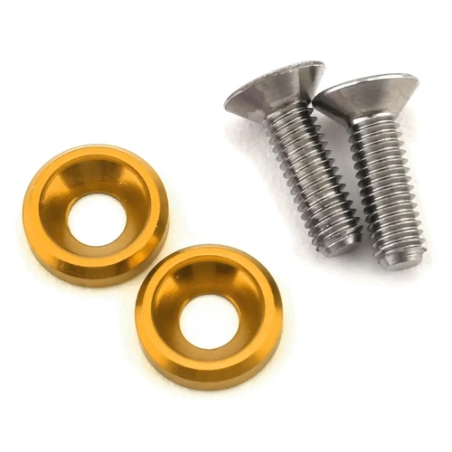 175RC 3x10mm Titanium Motor Screws (Gold)