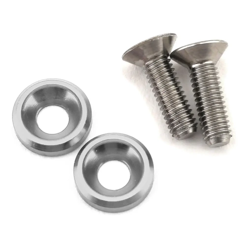 175RC 3x10mm Titanium Motor Screws (Silver)