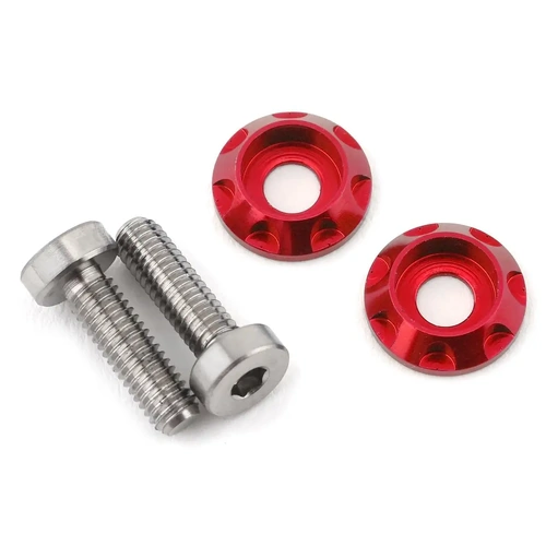 175RC 3x10mm "High Load" Titanium Motor Screws (Red)