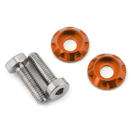 175RC 3x10mm "High Load" Titanium Motor Screws (Orange)
