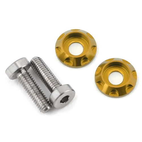 175RC 3x10mm "High Load" Titanium Motor Screws (Gold)