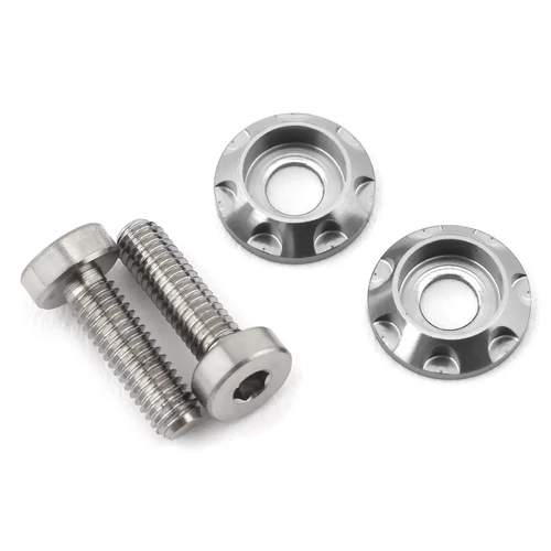 175RC 3x10mm "High Load" Titanium Motor Screws (Silver)