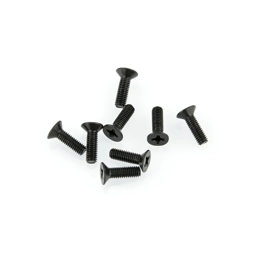 HSP 3x10mm Fine Thread Countersunk Head Screws 8Pcs