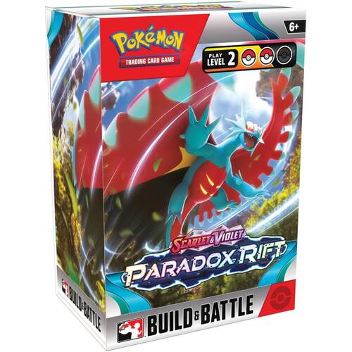 POKEMON TCG Scarlet & Violet 4 Paradox Rift Build & Battle Box