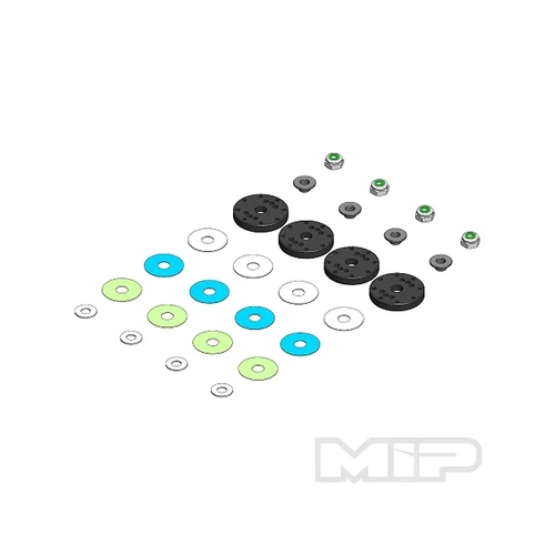 MIP 16mm 8-Hole Bypass1 Pistons Set