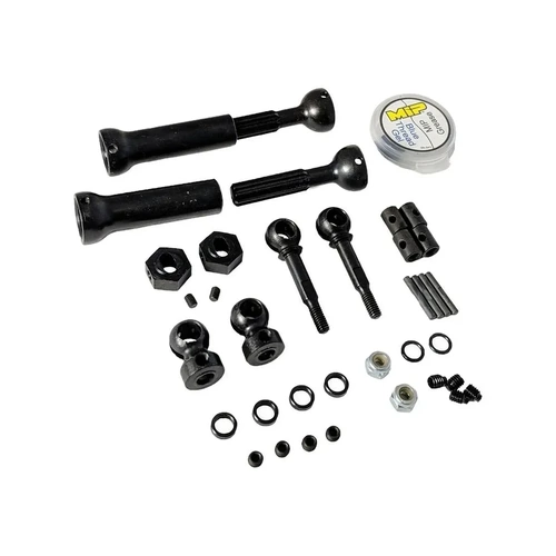 MIP Traxxas Fiesta ST Rally X-Duty Splined Front CVD Steel Drive Shafts 2Pcs