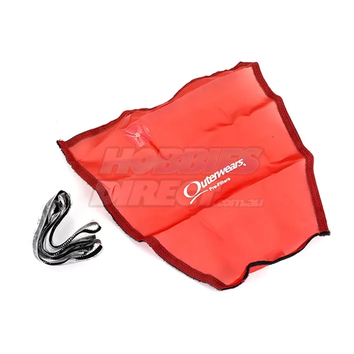 Outerwears Red HPI Blitz Pre Filter Chassis Cover