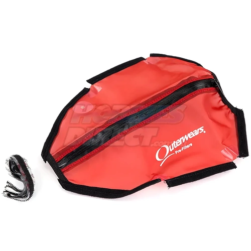 Outerwears Red Traxxas Slash 4x4 Pre Filter Chassis Cover w/ Zipper