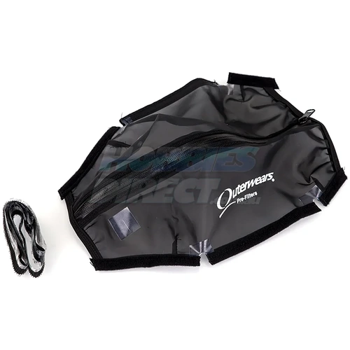 Outerwears Black Traxxas Slash 4x4 LCG Pre Filter Chassis Cover w/ Zipper