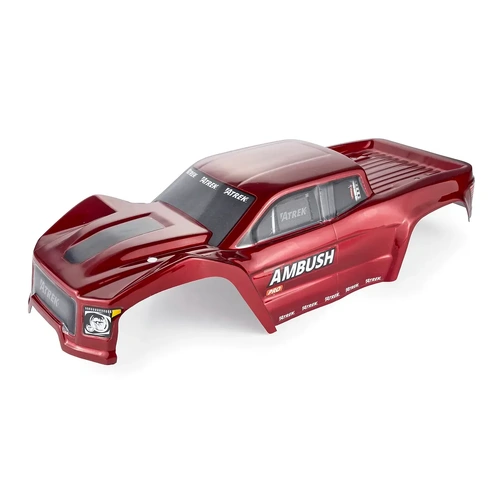 Atrek 1/10 Ambush Pro Monster Truck Painted Body Shell - Lava Red