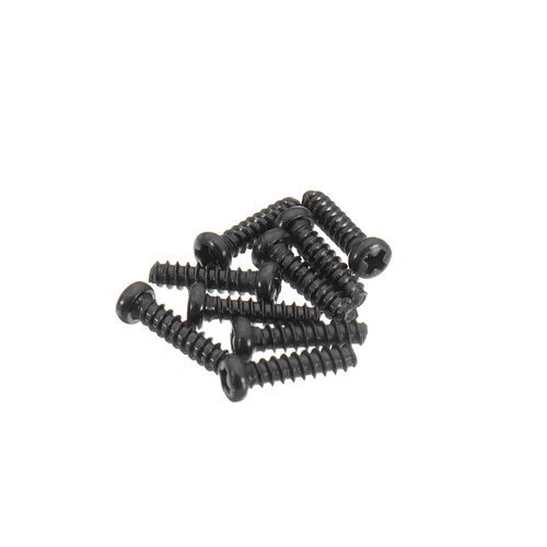 Xinlehong 2.6x10mm Coarse Thread Binder Head Screws 10Pcs